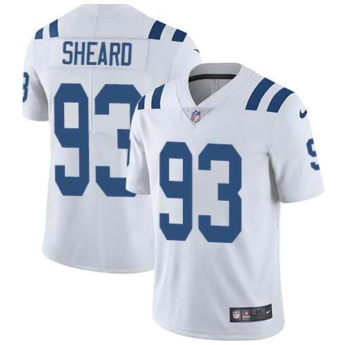 Indianapolis Colts #93 Limited Jabaal Sheard White Nike NFL Road Men Vapor Untouchable jerseys->indianapolis colts->NFL Jersey